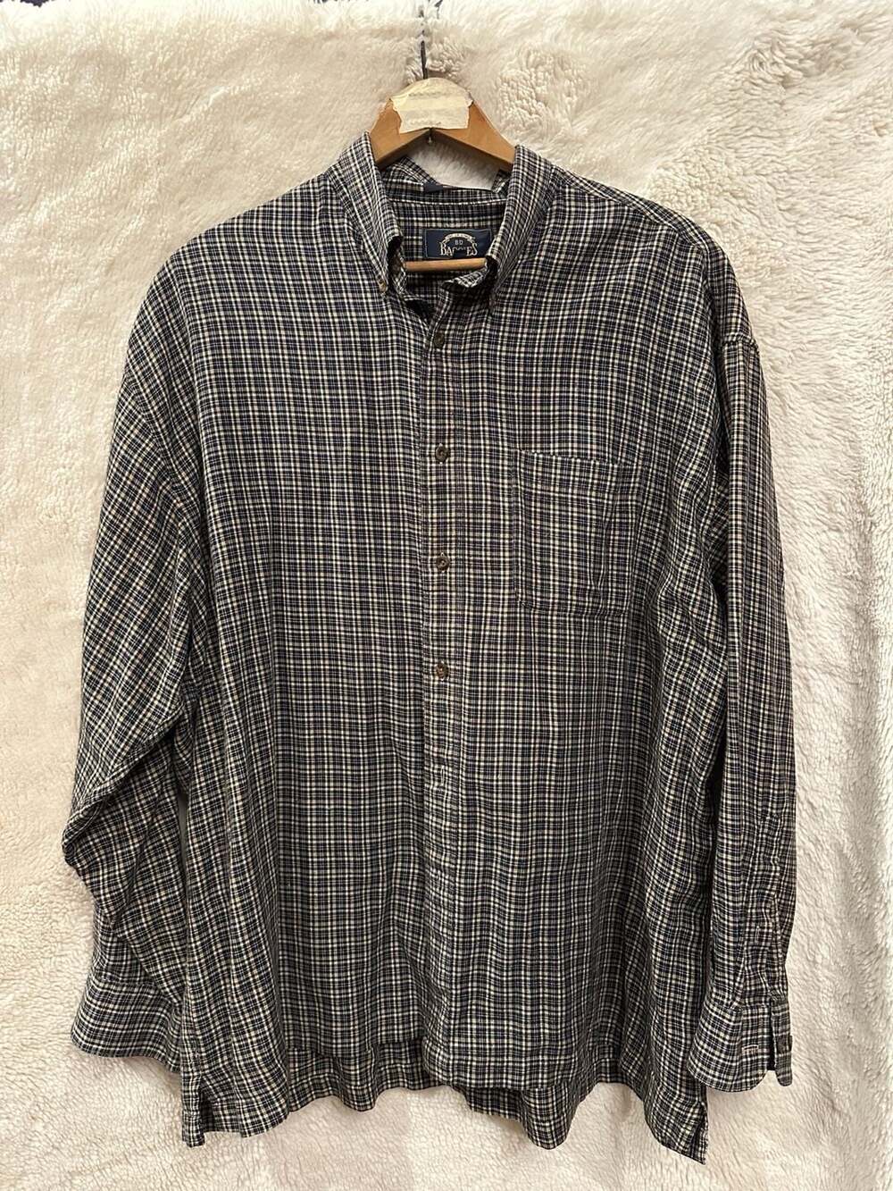 Vintage BD Baggies English Twill Plaid Long-Sleeve Button-Down Shirt